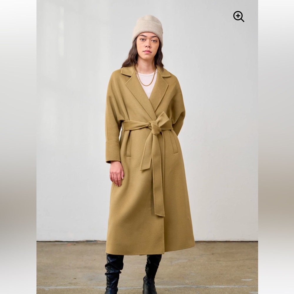 Mute by JL Cashmere Vicuña Coat NWT